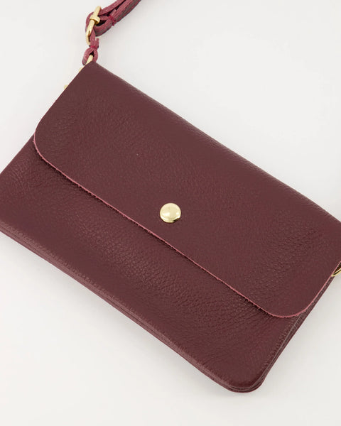 Tas Misa Leer | Burgundy