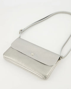 Tas Misa Leer | Grijs Zilver
