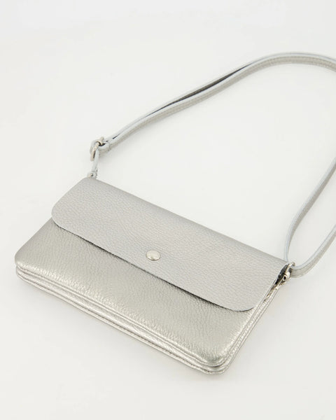 Tas Misa Leer | Grijs Zilver