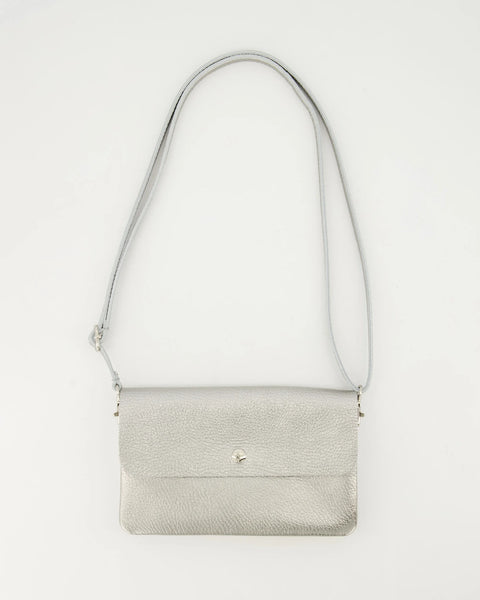Tas Misa Leer | Grijs Zilver