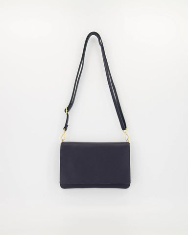 Tas Myra Leer | Donker Blauw