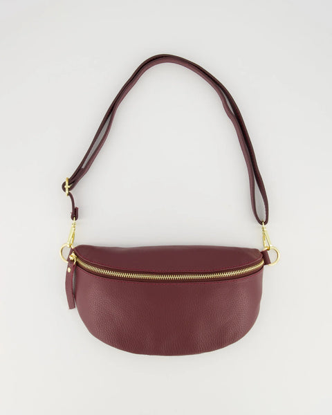 Tas Zoey Leer | Burgundy