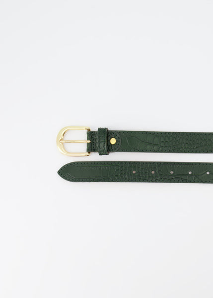 Riem Croco Leer | Green