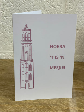 Wenskaart | Hoera 't is 'n Mesjie!