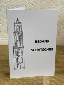 Wenskaart | Bedank Schatschie!